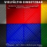 Klicktec® 3D Werkstattboden – 6er Set | satte Farben, 480 g/Fliese