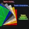 Klicktec® 3D Werkstattboden – 6er Set | satte Farben, 480 g/Fliese