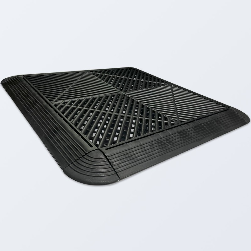 Eckteil für Klickfliesen-Bodensystem | robustes PVC/PP