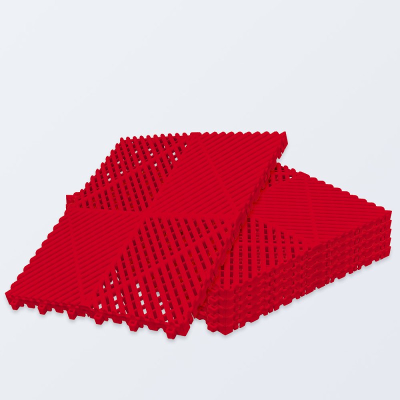 Klicktec® 3D Werkstattboden – 6er Set | satte Farben, 480 g/Fliese
