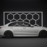 LED Hexagon Decken-Beleuchtung in Waben-Optik in 485 x 245cm für Werkstatt, Garagen & Einzelhandel